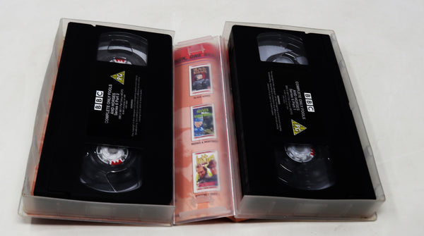 Vintage 1999 90s BBC The Complete Only Fools And Horses Series 6 PAL VHS (Video Home System) Tape Signed By Sue Holderness (Marlene) John Challis (Boycie) + Unknown ? Cast Member Rare Retro