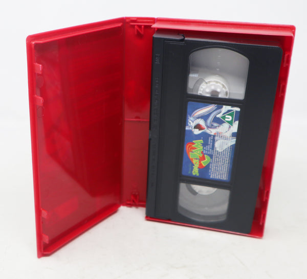 Vintage 1997 90s Warner Bros. Space Jam Pal VHS (Video Home System) Tape Michael Jordan Bugs Bunny Retro