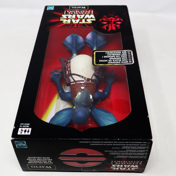 Vintage 1999 90s Hasbro Star Wars Episode I Action Collection Watto Fully Poseable 12" Action Figure With Datapad Boxed Sealed Retro