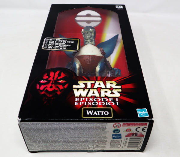 Vintage 1999 90s Hasbro Star Wars Episode I Action Collection Watto Fully Poseable 12" Action Figure With Datapad Boxed Sealed Retro