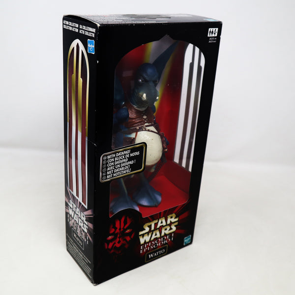 Vintage 1999 90s Hasbro Star Wars Episode I Action Collection Watto Fully Poseable 12" Action Figure With Datapad Boxed Sealed Retro