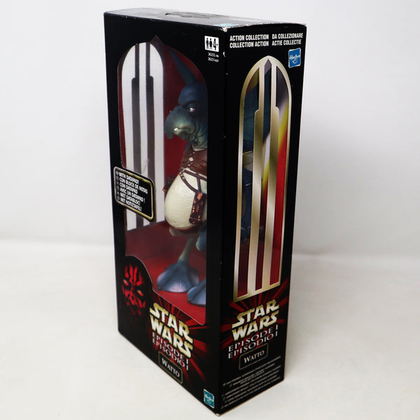 Vintage 1999 90s Hasbro Star Wars Episode I Action Collection Watto Fully Poseable 12" Action Figure With Datapad Boxed Sealed Retro