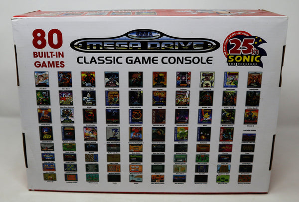 AtGames Sega Mega Drive Classic Console Boxed 80 Built-In Video Games Inc. Sonic The Hedgehog