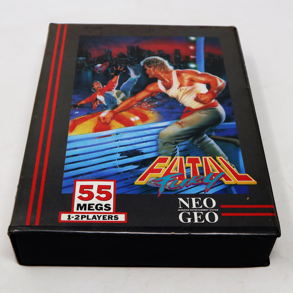 Vintage 1991 90s SNK Neo-Geo AES Fatal Fury 1 55 MEGS Fighting Video Game Japan 1-2 Players Rare