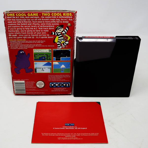 Vintage 1991 90s Nintendo Entertainment System NES McDonaldland Video Game Boxed Pal A