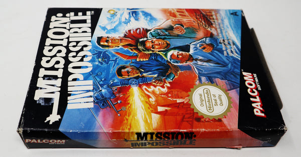 Vintage 1991 90s Nintendo Entertainment System NES Mission : Impossible Video Game Boxed Pal A