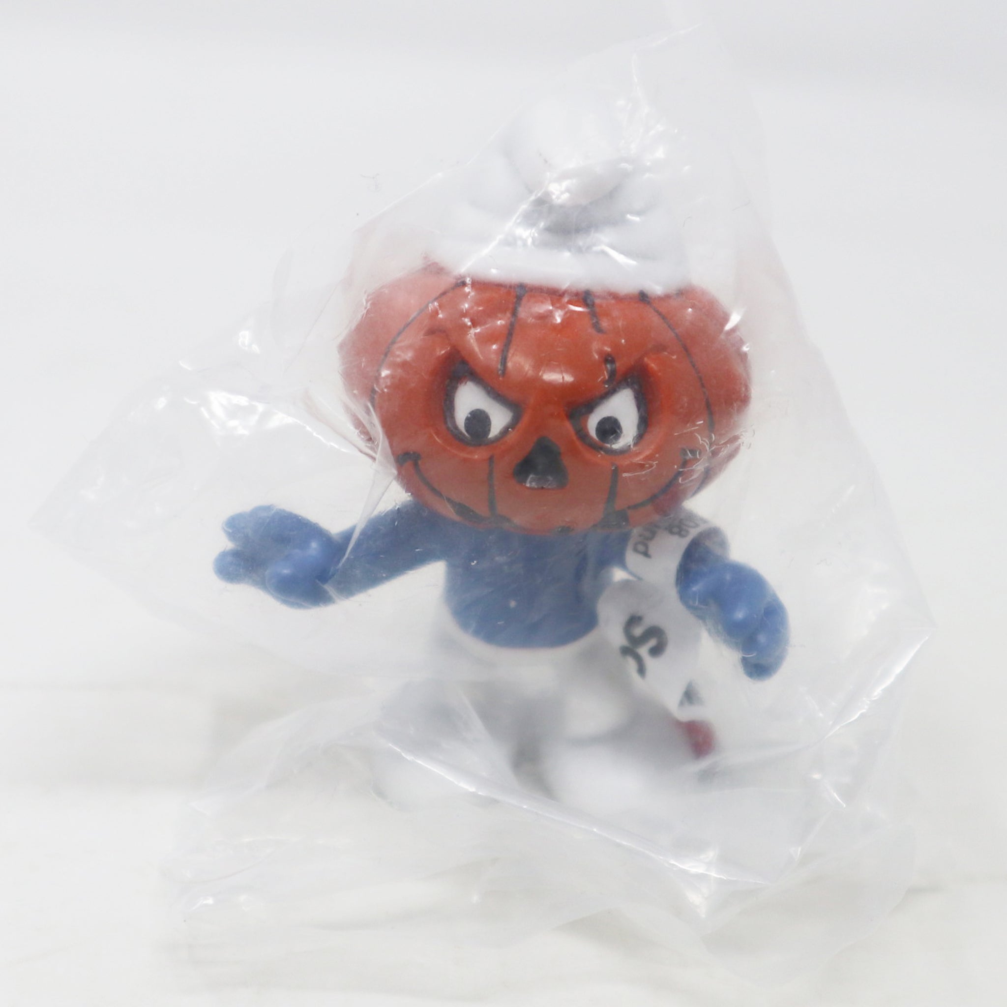 2006 Schleich Smurfs Halloween Pumpkin Head Pumpkinhead Smurf Figure 20548 Sealed