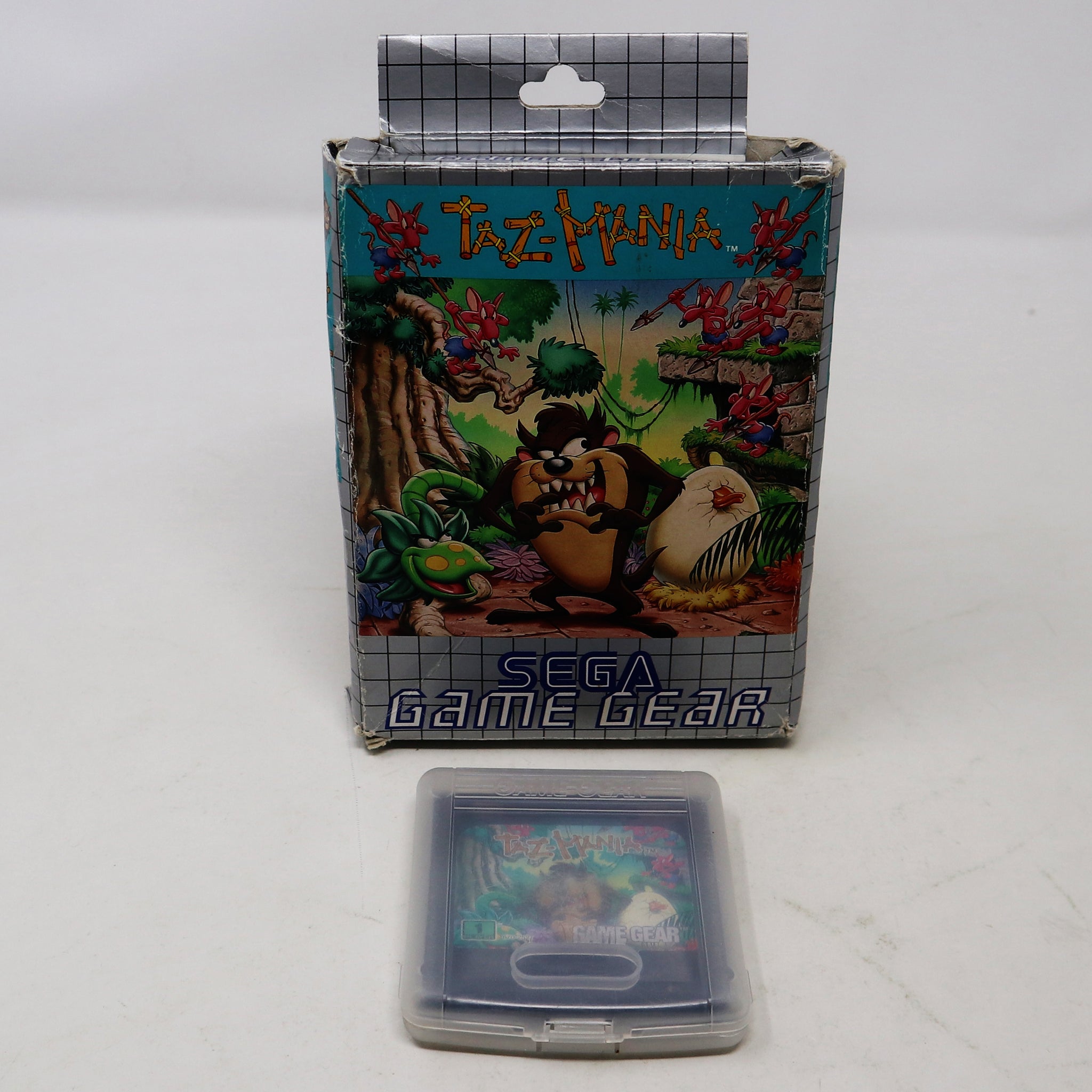 Vintage cheapest 1992 90s Sega Game Gear Taz-Mania Cartridge Video Game Boxed Pal