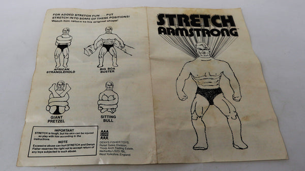 Vintage 1978 70s Kenner Denys Fisher Toys S-T-R-E-T-C-H Stretch Armstrong 13" Figure Complete Boxed Rare Retro