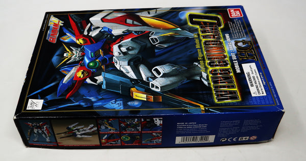 Vintage 1995 90s Bandai Wing Gundam 0 Zero Mobile Suit XXXG-00W0 1/100 Scale Model Kit Assembled Boxed Japan