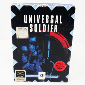 Vintage 1992 90s Sega Genesis Mega Drive Megadrive Universal Soldier Cartridge Video Game PAL