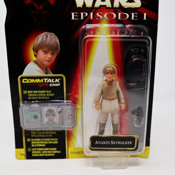 Vintage 1999 90s Hasbro Star Wars Episode I Collection 1 Anakin Skywalker Talking Action Figure Carded MOC