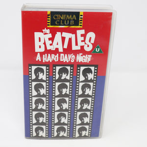 Vintage 1992 90s Cinema Club The Beatles A Hard Day's Night PAL VHS (Video Home System) Tape