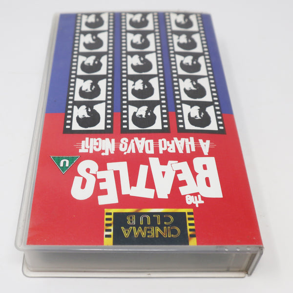 Vintage 1992 90s Cinema Club The Beatles A Hard Day's Night PAL VHS (Video Home System) Tape