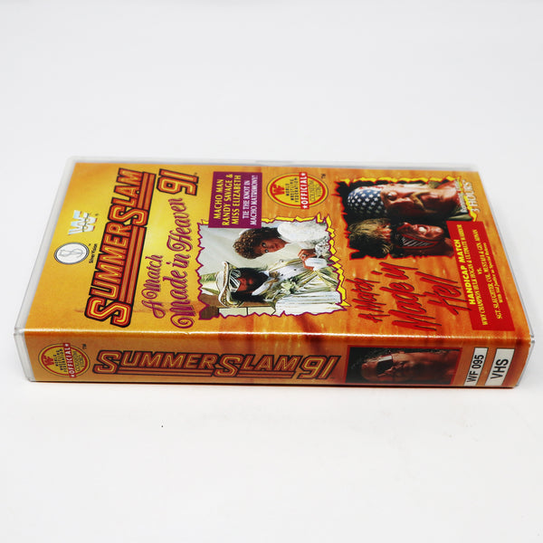 Vintage SilverVision WWF World Wrestling Federation Official SummerSlam Summer Slam '91 VHS (Video Home System) Tape