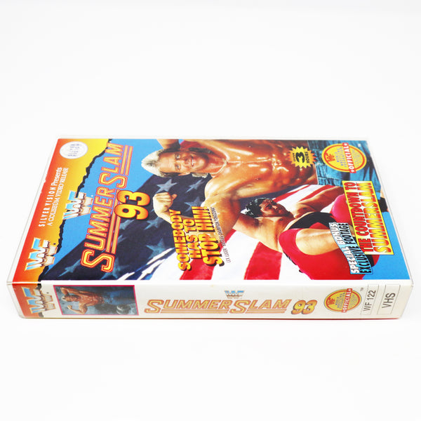Vintage SilverVision WWF World Wrestling Federation Official SummerSlam Summer Slam '93 VHS (Video Home System) Tape