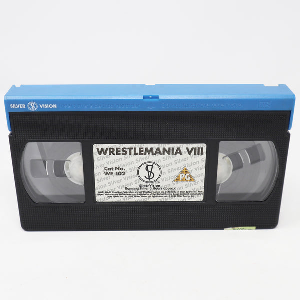 Vintage 1992 90s SilverVision WWF World Wrestling Federation Wrestlemania Wrestle Mania VIII VHS (Video Home System) Tape