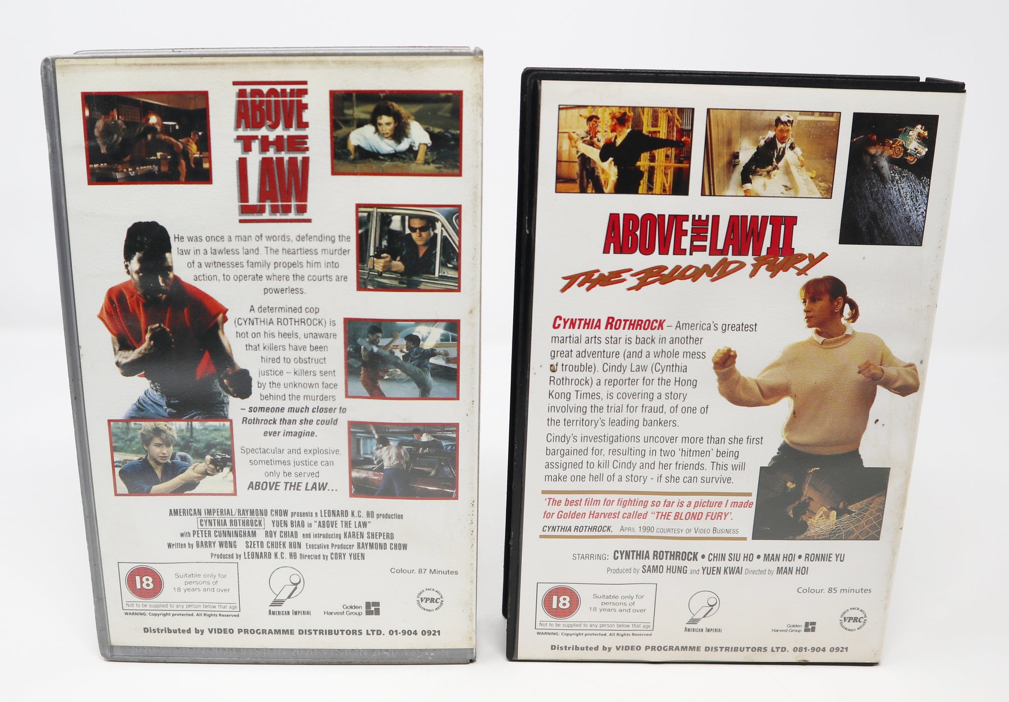 Large lot of martial arts high quality vhs movies