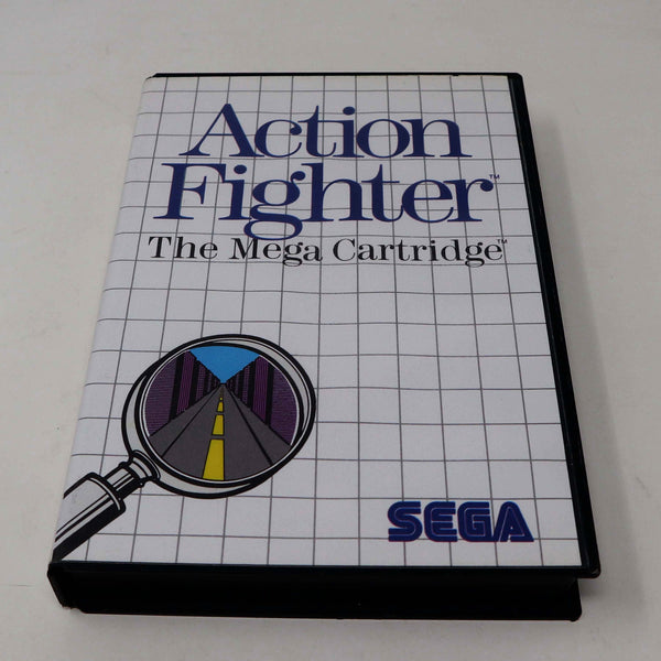 Vintage 1987 80s Sega Master System Action Fighter The Mega Cartridge Video Game Pal 2 Players