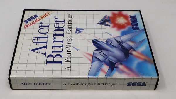 Vintage 1988 80s Sega Master System After Burner A Four-Mega Cartridge Video Game Pal Arcade