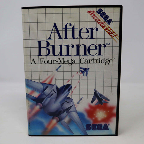 Vintage 1988 80s Sega Master System After Burner A Four-Mega Cartridge Video Game Pal Arcade