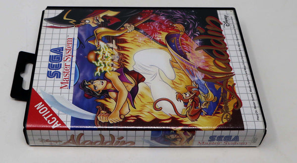 Vintage 1994 90s Sega Master System Aladdin Cartridge Video Game Action Pal 1 Player