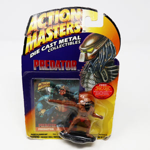 Vintage 1994 90s Action Masters Die Cast Metal Collectibles Predator Carded MOC