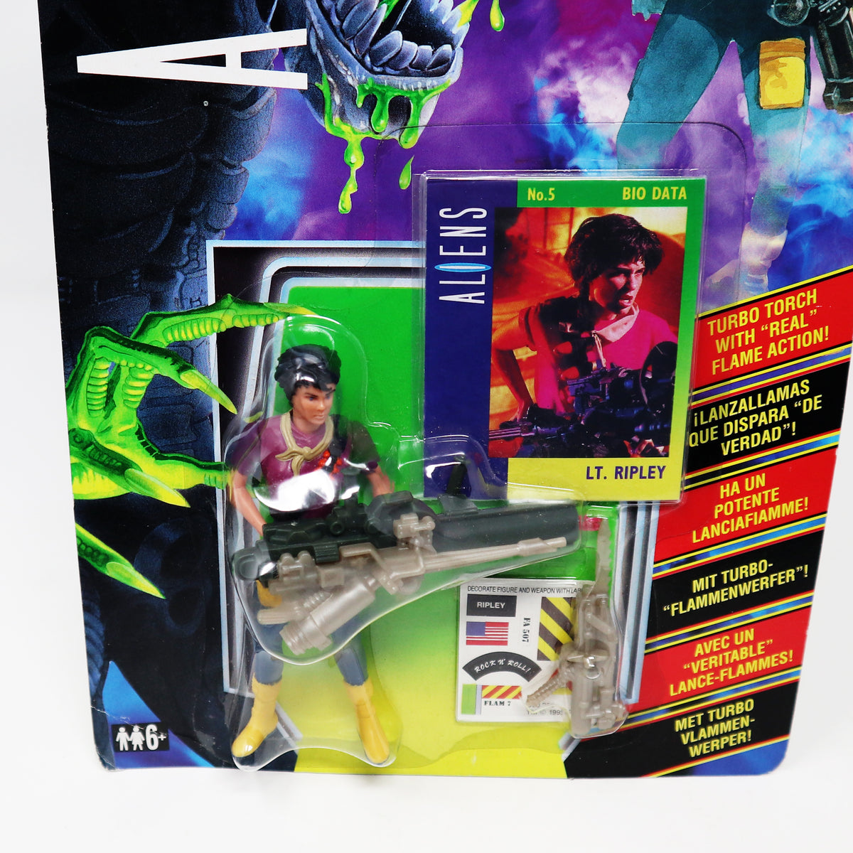 Vintage 1992 90s Kenner Aliens Space Marine Lt. Ripley Action Figure C ...