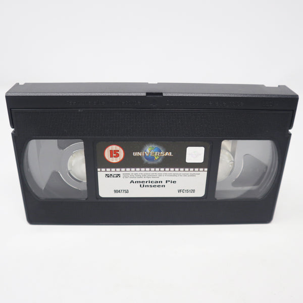 2001 Universal Pictures American Pie Unseen With Extras Collectors Edition PAL VHS (Video Home System) Tape