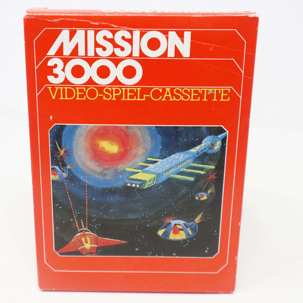 Vintage Atari 2600 Mission 3000 Video Game Cartridge For The Atari Video Computer System Boxed
