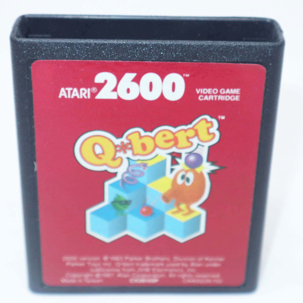 Vintage 1988 80s Atari 2600 Q*bert Qbert CX26150P Video Game Cartridge For The Atari Video Computer System Boxed