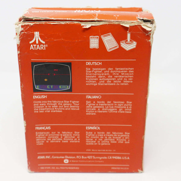 Vintage 1983 80s Atari 2600 Star Raiders With Video Touch Pad CX2660-1 Video Game Cartridge For The Atari Video Computer System Boxed