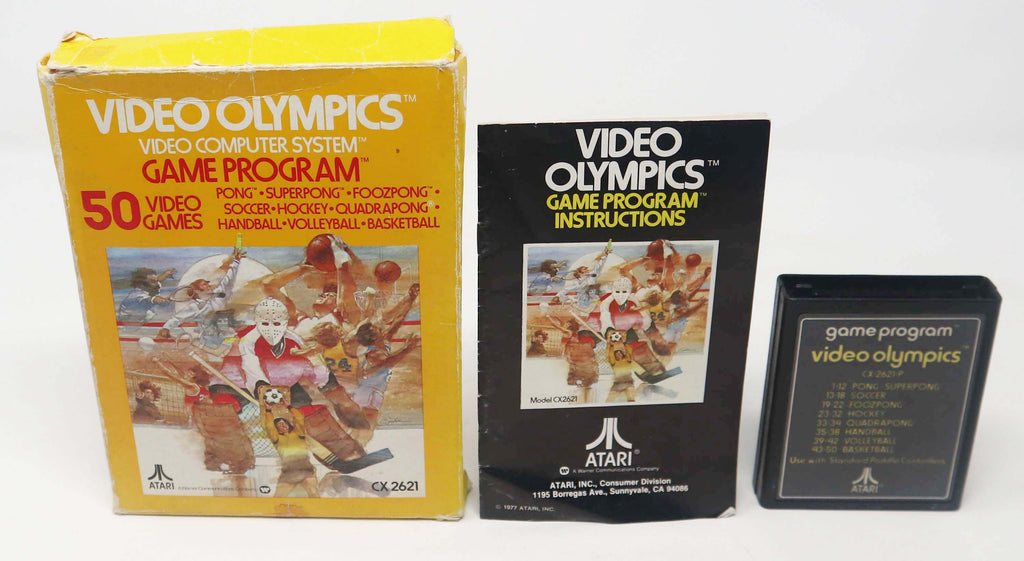 Video Olympics Video Game by Atari - CX2621 - 1978 Video Olympics Video Game by Atari - CX2621 - 1978