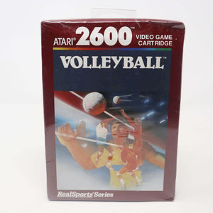 Vintage 1988 80s Atari 2600 Volleyball CX2666P Video Game Cartridge For The Atari Video Computer System Mint Boxed Sealed Rare