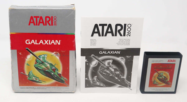 Vintage 1987 80s Atari 2600 Galaxian The Arcade Classic CX2684 Video Game Cartridge For The Atari Video Computer System Boxed