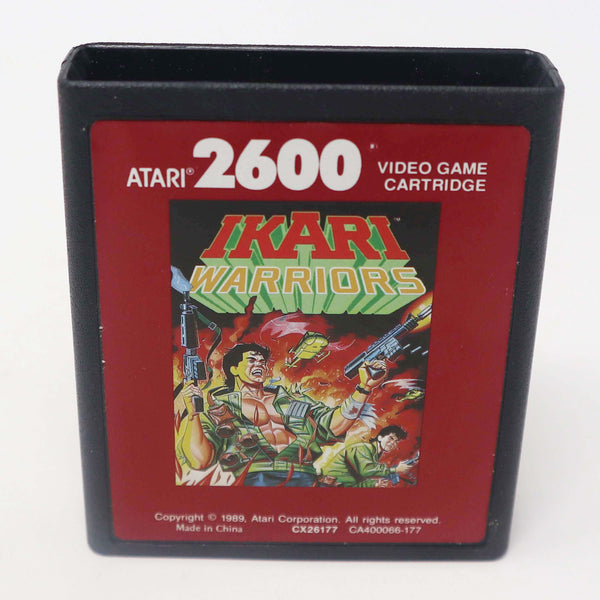 Vintage 1990 90s Atari 2600 Ikari Warriors CX26177 Video Game Cartridge For The Atari Video Computer System Boxed