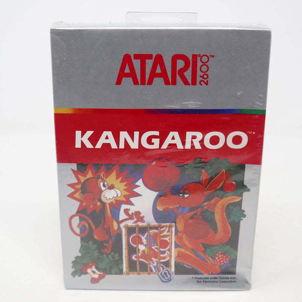 Vintage 1987 80s Atari 2600 Kangaroo CX26189 Video Game Cartridge For The Atari Video Computer System Mint Boxed Sealed Rare