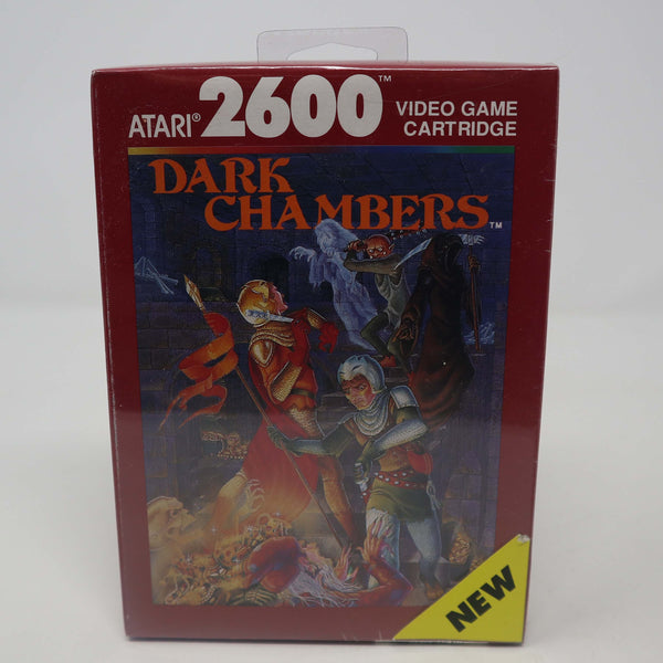 Vintage 1988 80s Atari 2600 Dark Chambers CX26151P Video Game Cartridge For The Atari Video Computer System Mint Boxed Sealed Rare