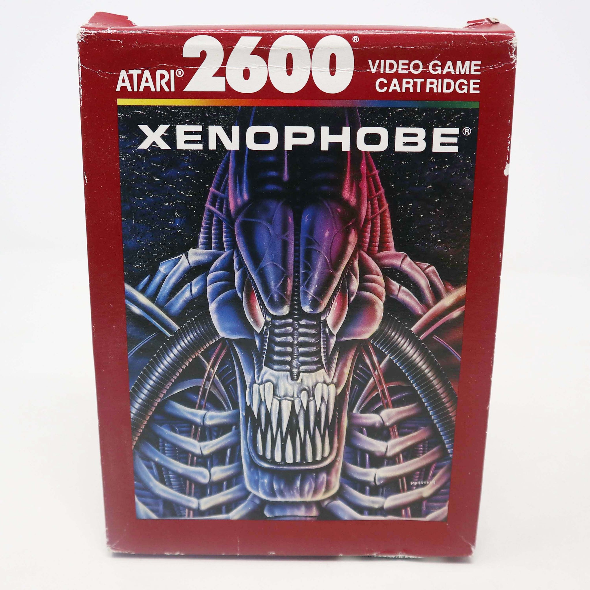 Vintage 1990 90s Atari 2600 Xenophobe CX26172 Video Game Cartridge For The Atari Video Computer System Boxed