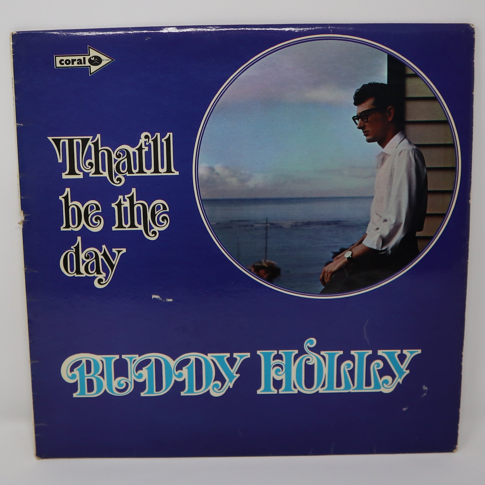 Vintage 1970 70s Coral Records Buddy Holly - That'll Be The Day 12" LP Album Vinyl Record Mono Reissue UK Version