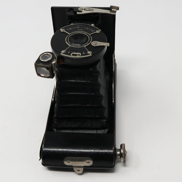 Vintage c. 1926 1920s Coronet Folding 120 Film Basic Early Model Camera Rare