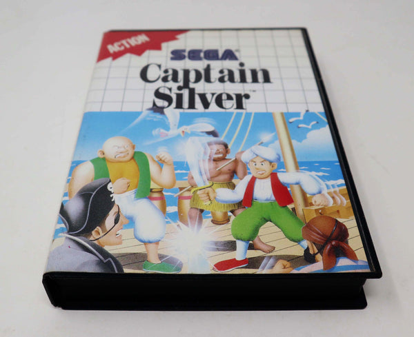 Vintage 1988 80s Sega Master System Captain Silver Cartridge Video Game Pal 1 Player