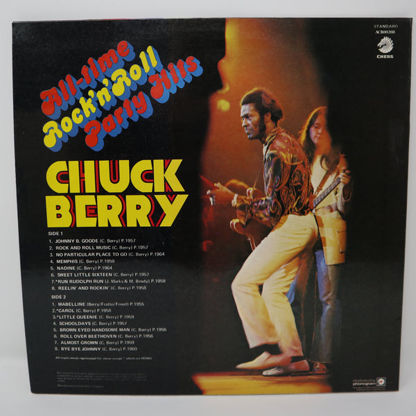 Vintage 1974 70s Chess Chuck Berry - All-Time Rock'n' Roll Party Hits Compilation 12" LP Album Vinyl Record Mono UK Press