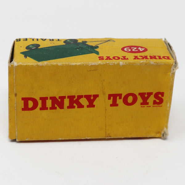 Vintage Meccano Dinky Toys 429 Green Trailer Die-Cast Vehicle Boxed
