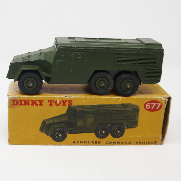 Vintage Meccano Dinky Toys 677 Armoured Command Vehicle Die-Cast Boxed Meccano