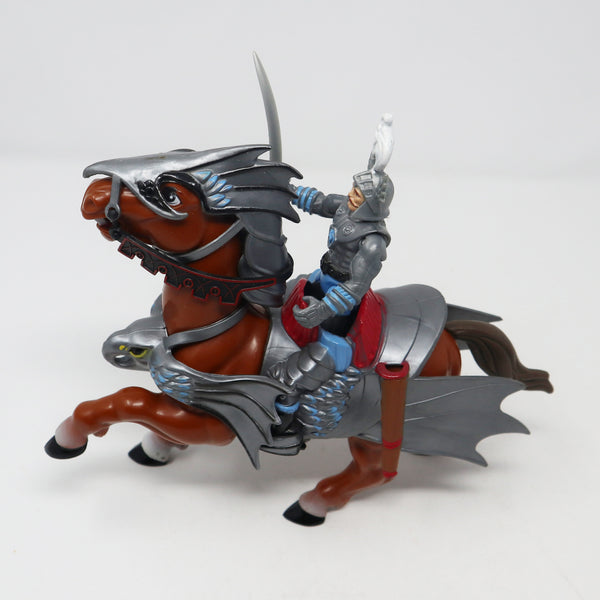 Vintage 1983 80s LJN Toys Advanced Dungeons & Dragons (AD&D) Good Destrier Mighty Battle Horse + Strongheart (Good Paladin) Action Figure Boxed Rare