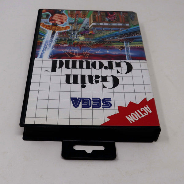 Vintage 1990 90s Sega Master System Gain Ground Cartridge Video Game Action Pal 1 or 2 Players