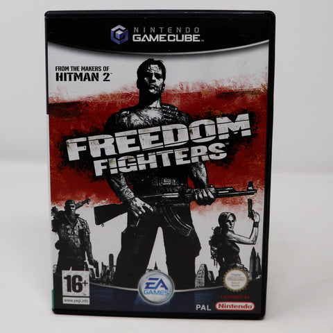 Vintage 2003 Nintendo Gamecube Freedom Fighters Video Game PAL 1-4 Players