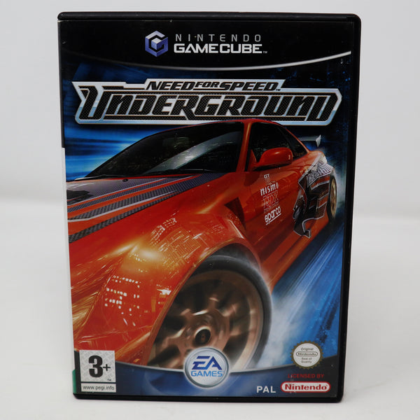 Vintage 2000 Nintendo Gamecube Need For Speed Underground Racing Video Game PAL 2 Players
