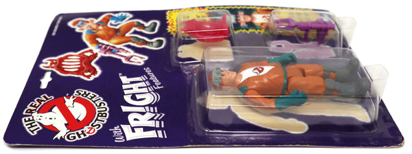 Vintage 1986 80s Kenner The Real Ghostbusters Fright Features Ray Stanz Action Figure Carded MOC
